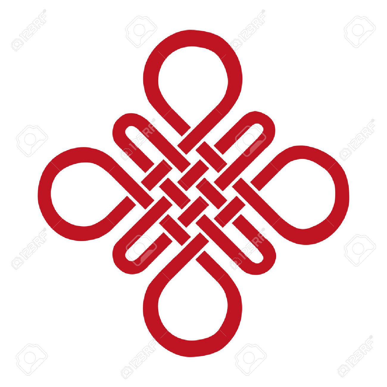 Endless Auspicious knot . China,Tibet, Eternal , Buddhism and Spirituality icon,symbol.Vector red sign.Feng Shui traditional element,geometric ornament. - 53460594 Endless Auspicious knot . China,Tibet, Eternal , Buddhism and Spirituality icon,symbol.Vector red sign.Feng Shui traditional element,geometric ornament. - 53460594