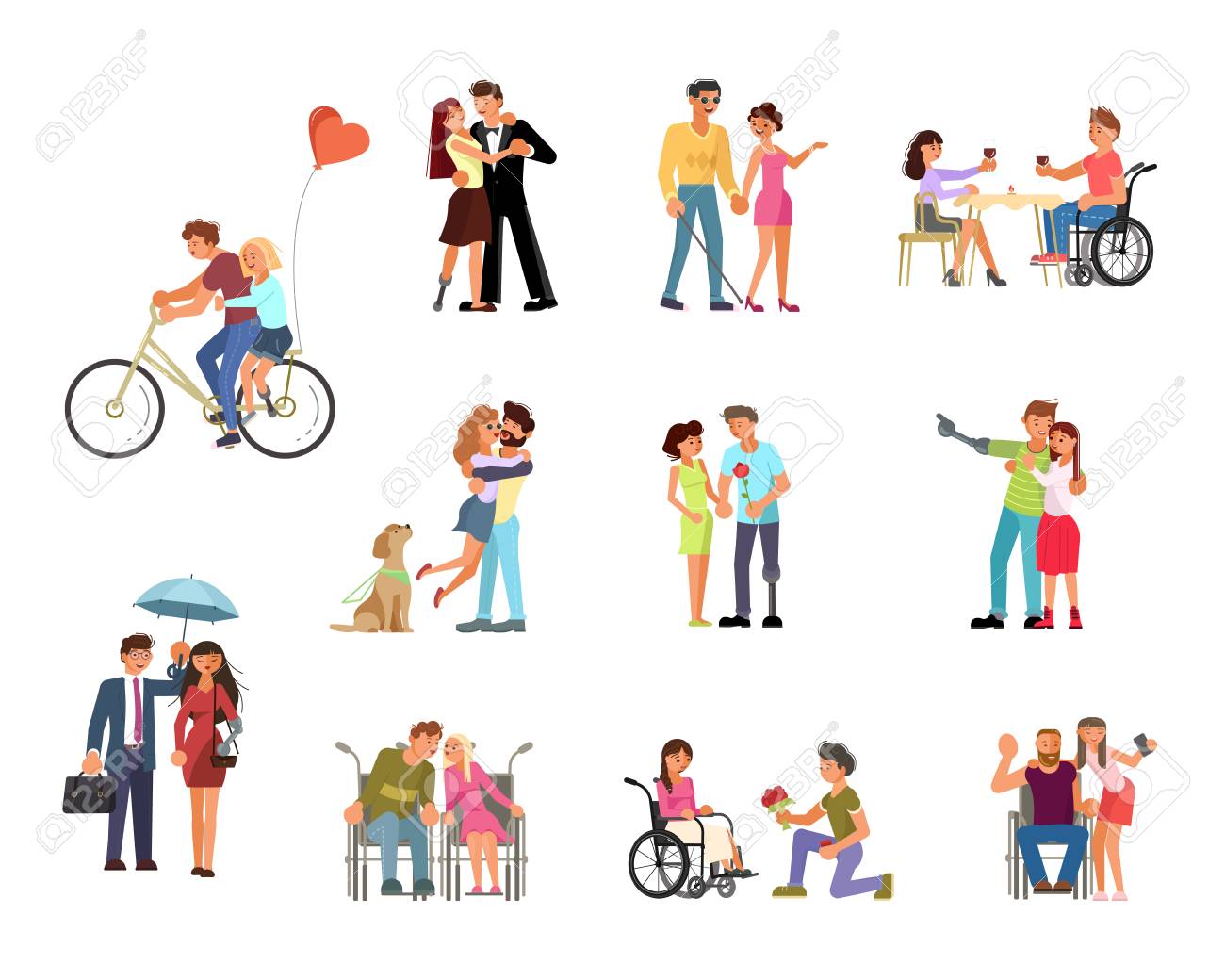 Types of love relationships between people