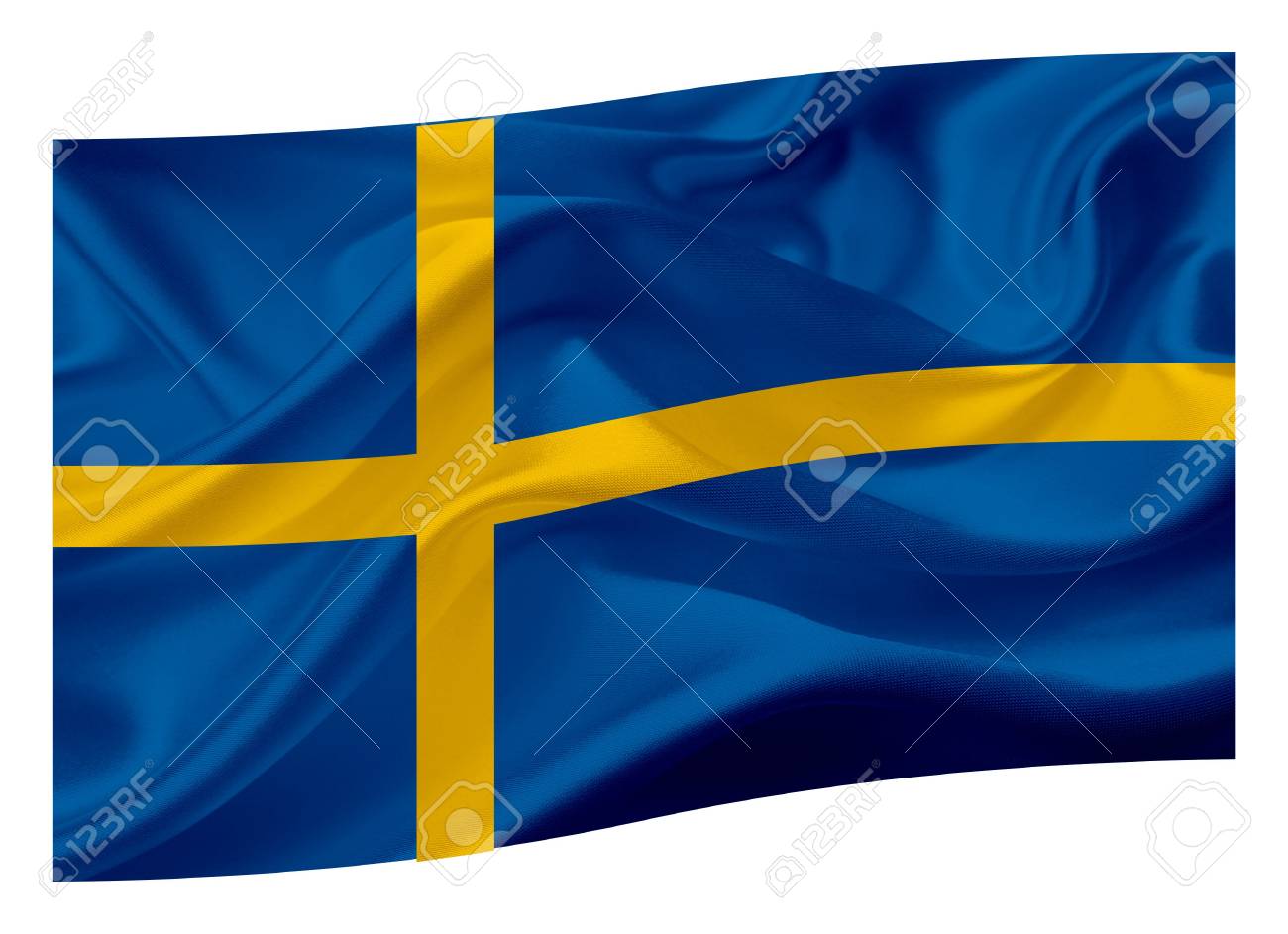 スウェーデンの国旗 の写真素材 画像素材 Image