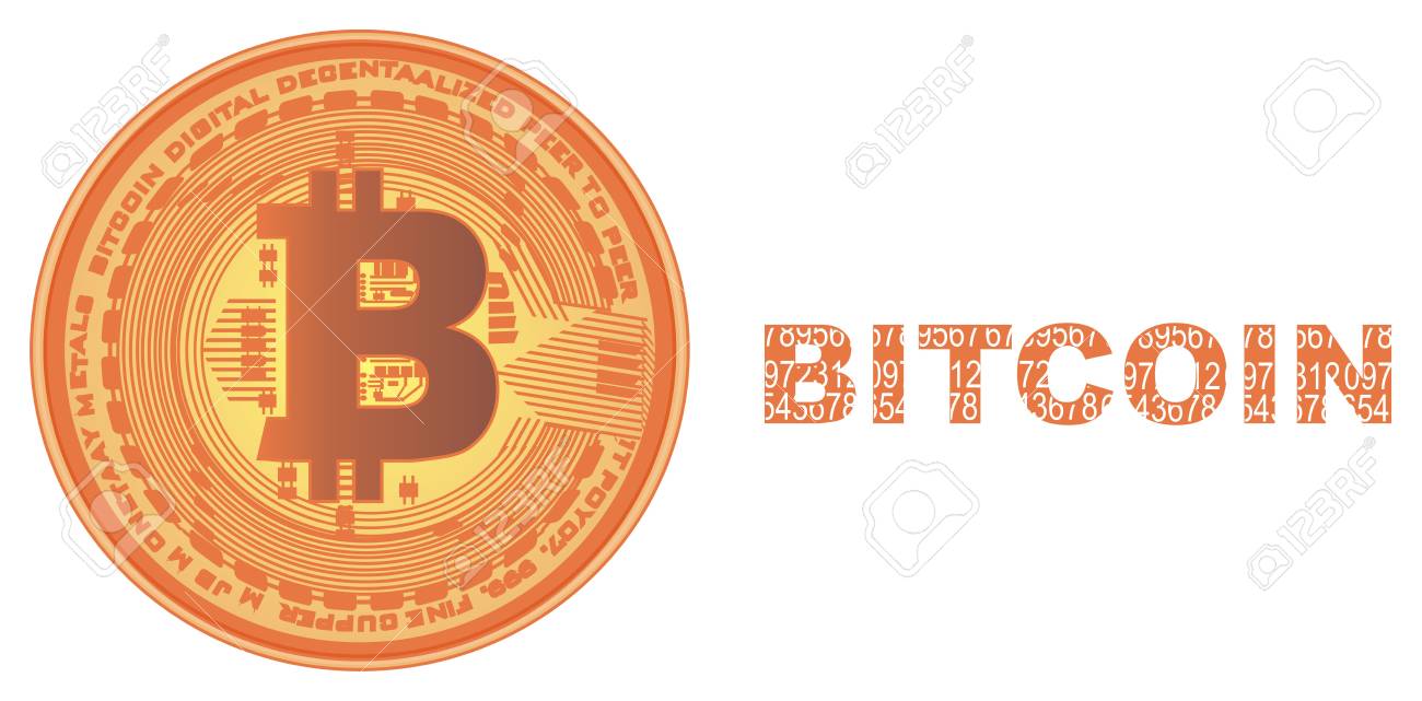 Bitcoin And His Name Stock Photo, Picture and Royalty Free Image. Image  94850776.