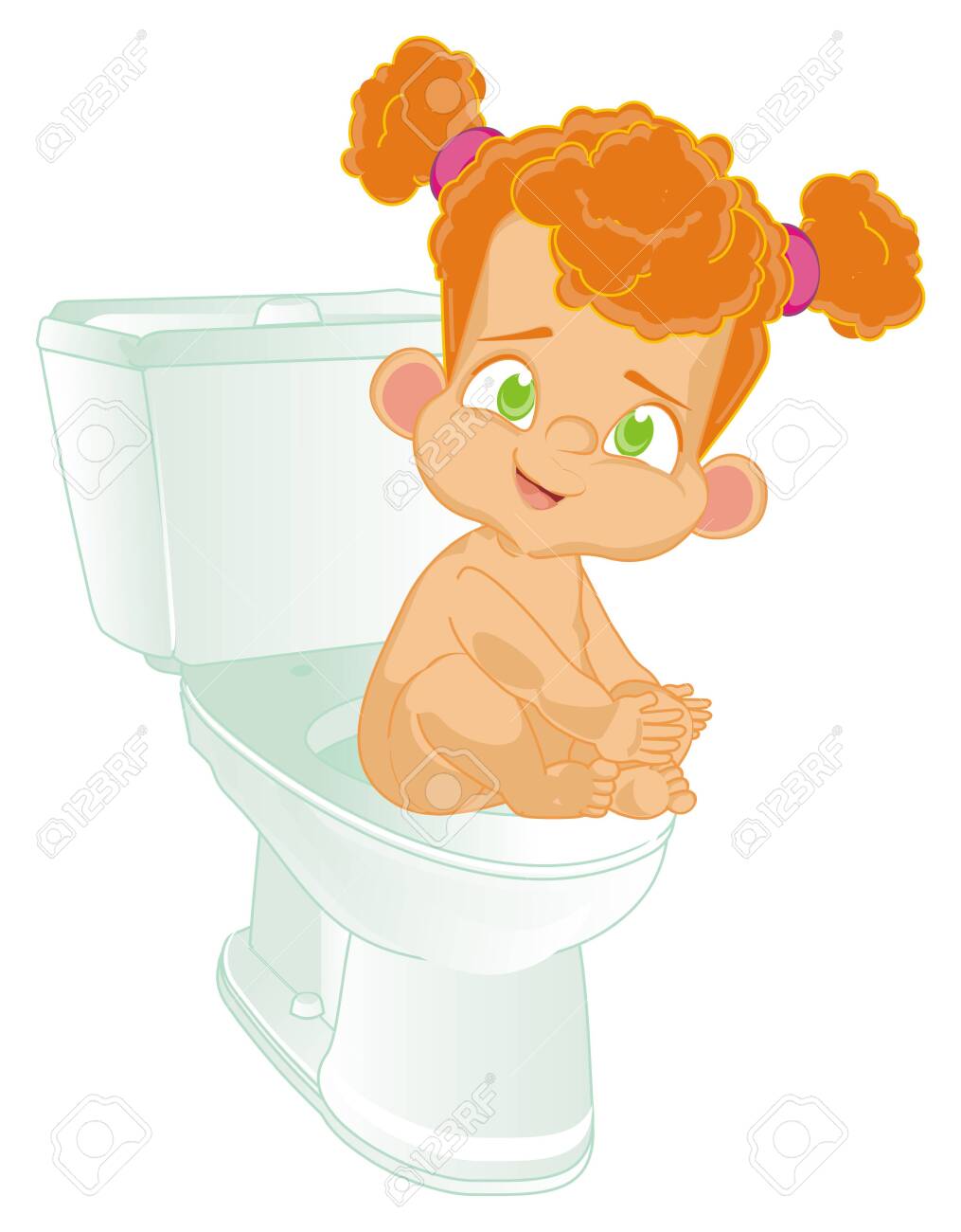 naked potty girl 