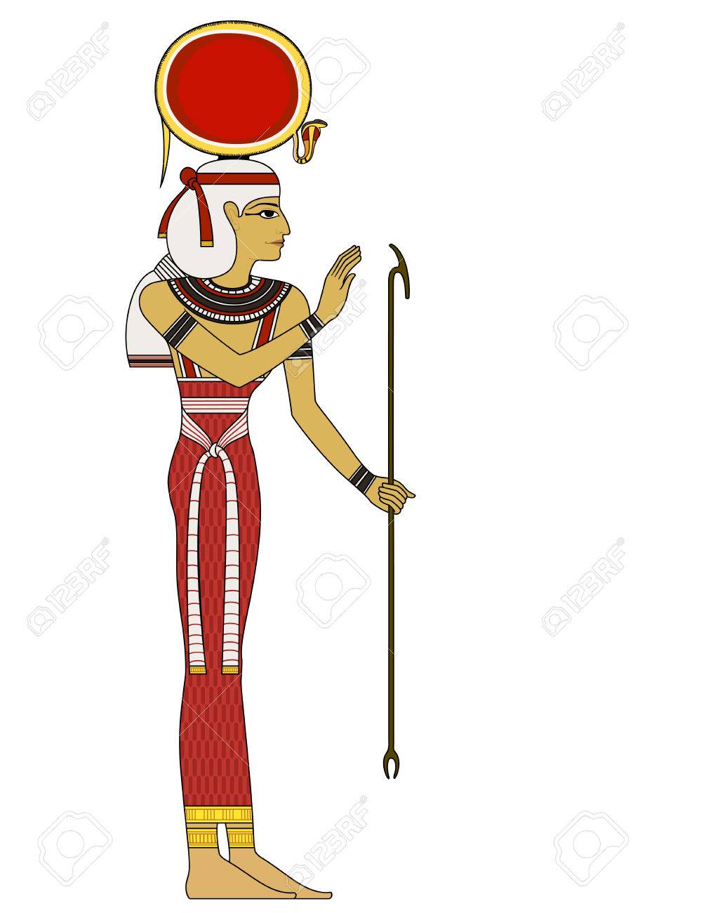 Isis Isoliert Abbildung Des Alten Agypten Gott Lizenzfrei Nutzbare Vektorgrafiken Clip Arts Illustrationen Image 39570464