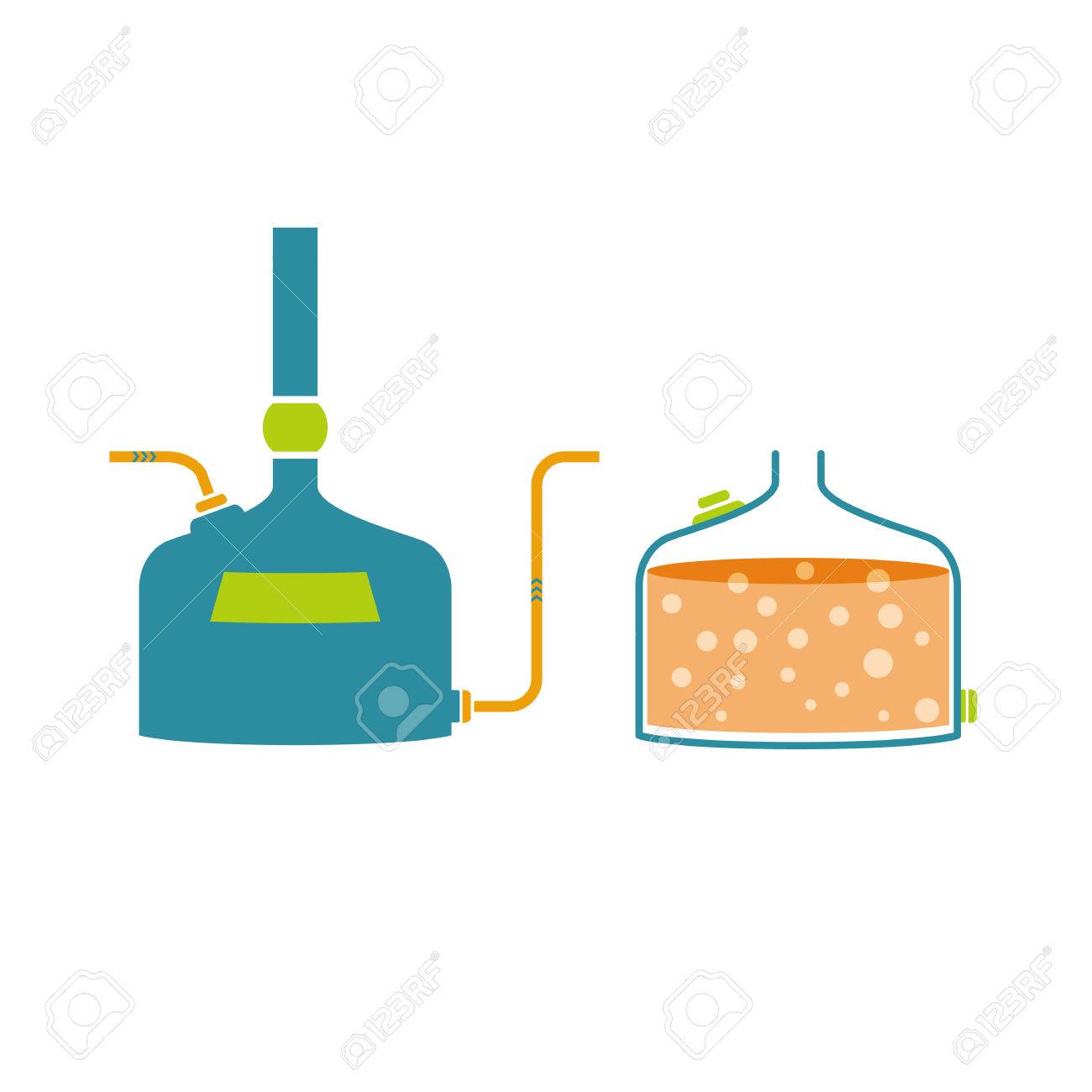 Infographics Technology Of Beer Production Icon Vector Royalty Free Cliparts Vectors And Stock Illustration Image