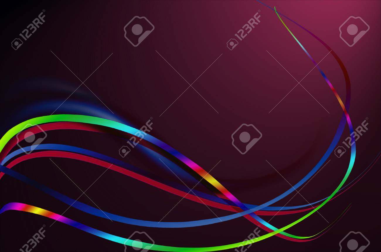 オーバーレイの交差する虹色の波状の細いストライプと赤黒の背景にバックライト の写真素材 画像素材 Image オーバーレイの交差する虹色の波状の細いストライプと赤黒の背景にバックライト の写真素材 画像素材 Image