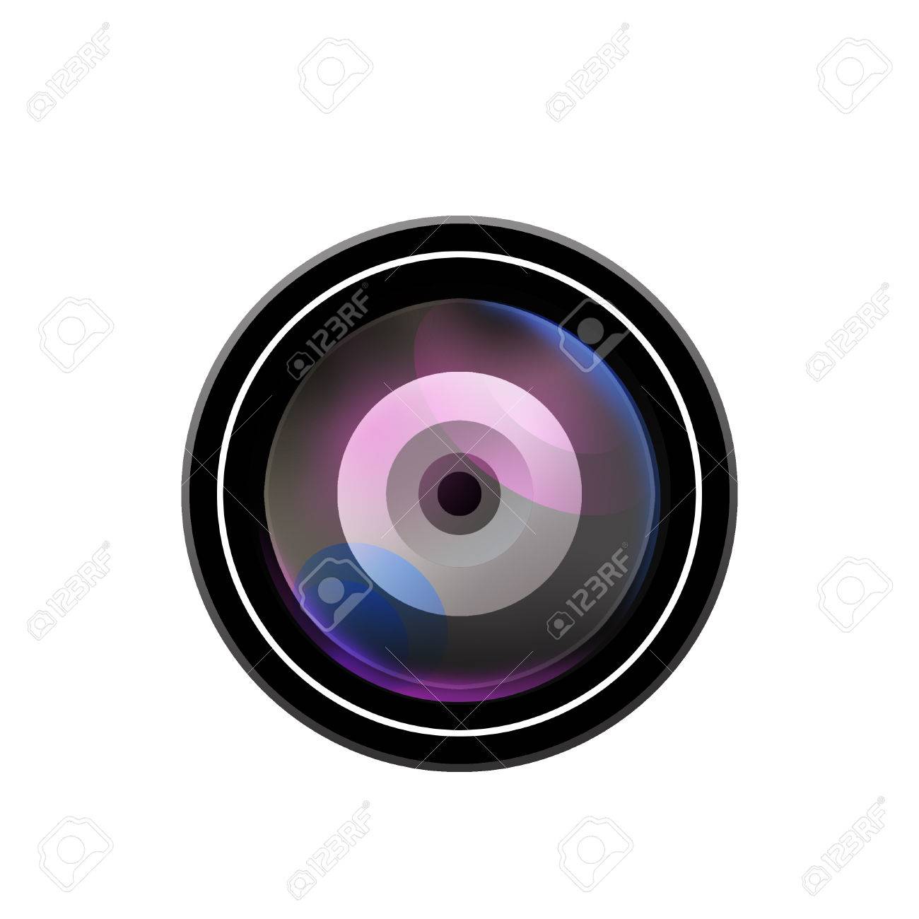 Small Spy Lens For Hidden Camera Stock photo