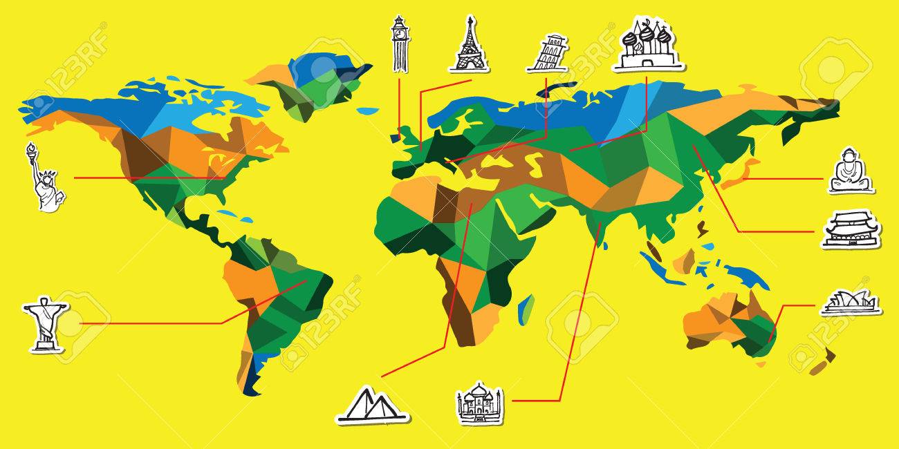World Map Drawing Sketch World Map Png Cartoon Free