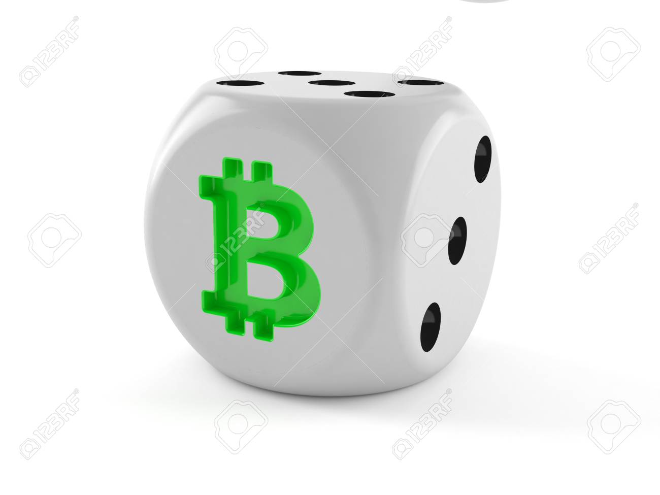 Dices With Bitcoin Symbol Isolated On White Background 3d Illustration 로열티  무료 사진, 그림, 이미지 그리고 스톡포토그래피. Image 100212231