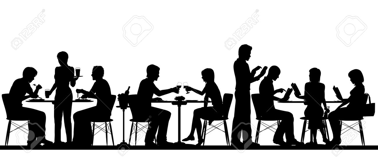 vector silhouette illustration of
