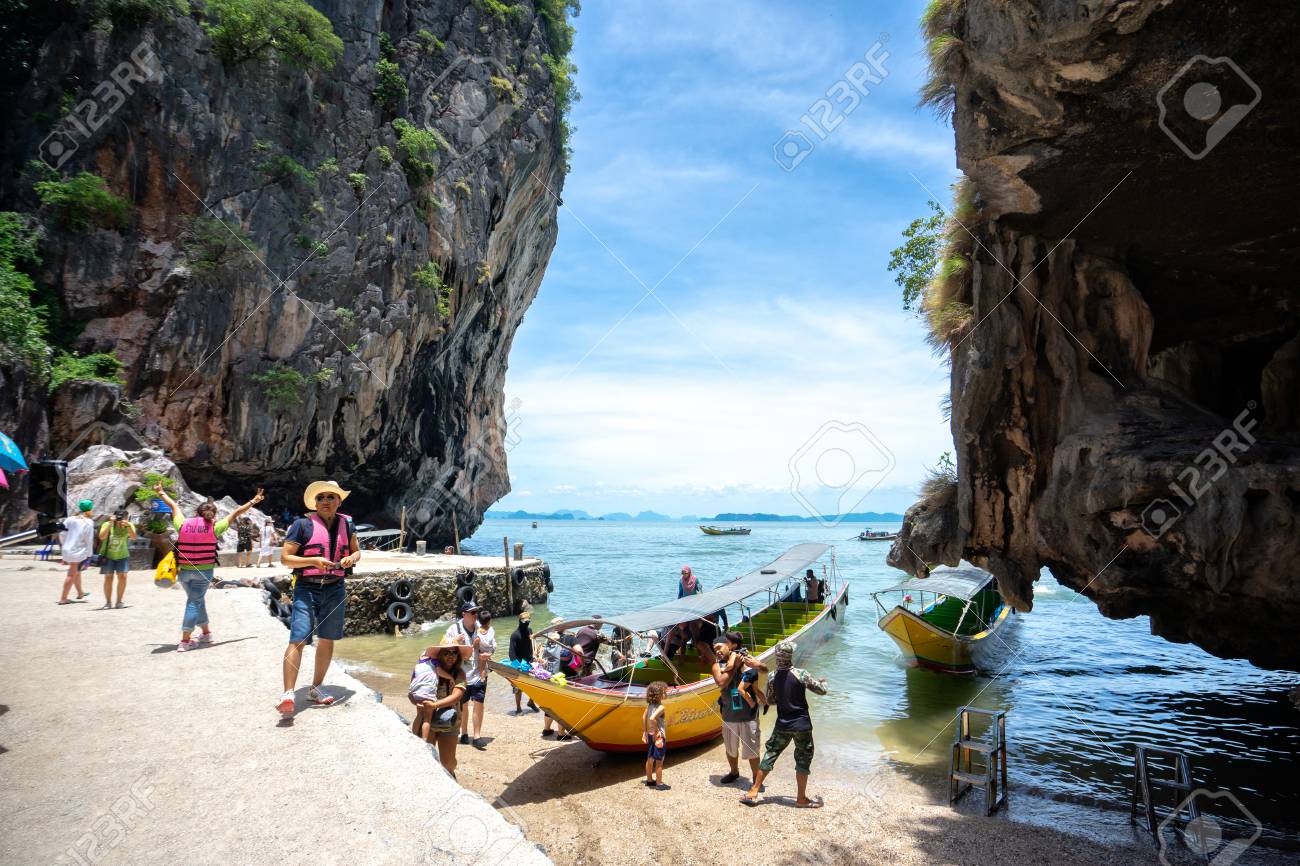 Phang Nga Thailand April 14 2018 Phang Nga Bay Kayaking