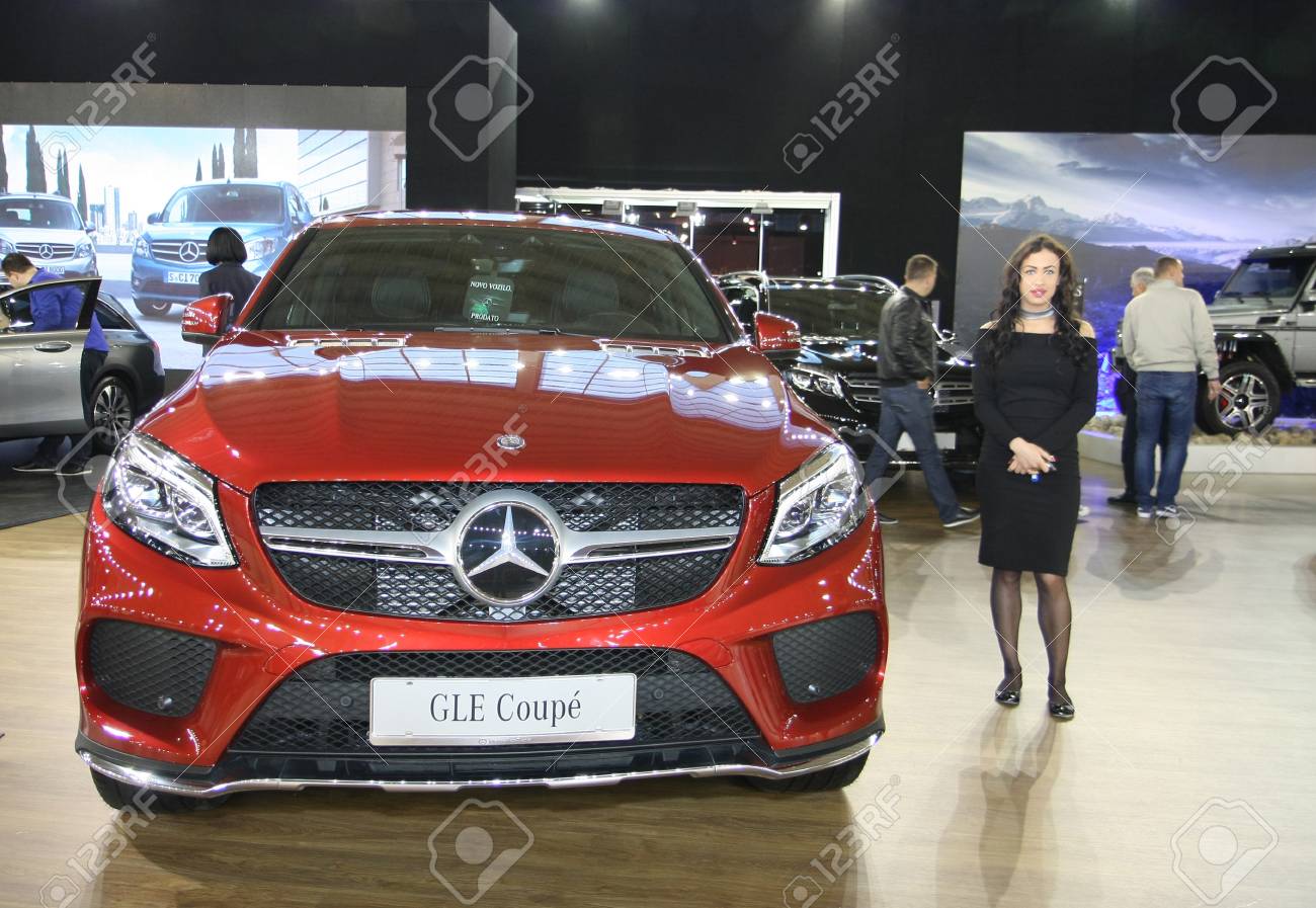 Belgradeserbia March 292017 Mercedes Gle 350 D 4m Coupe