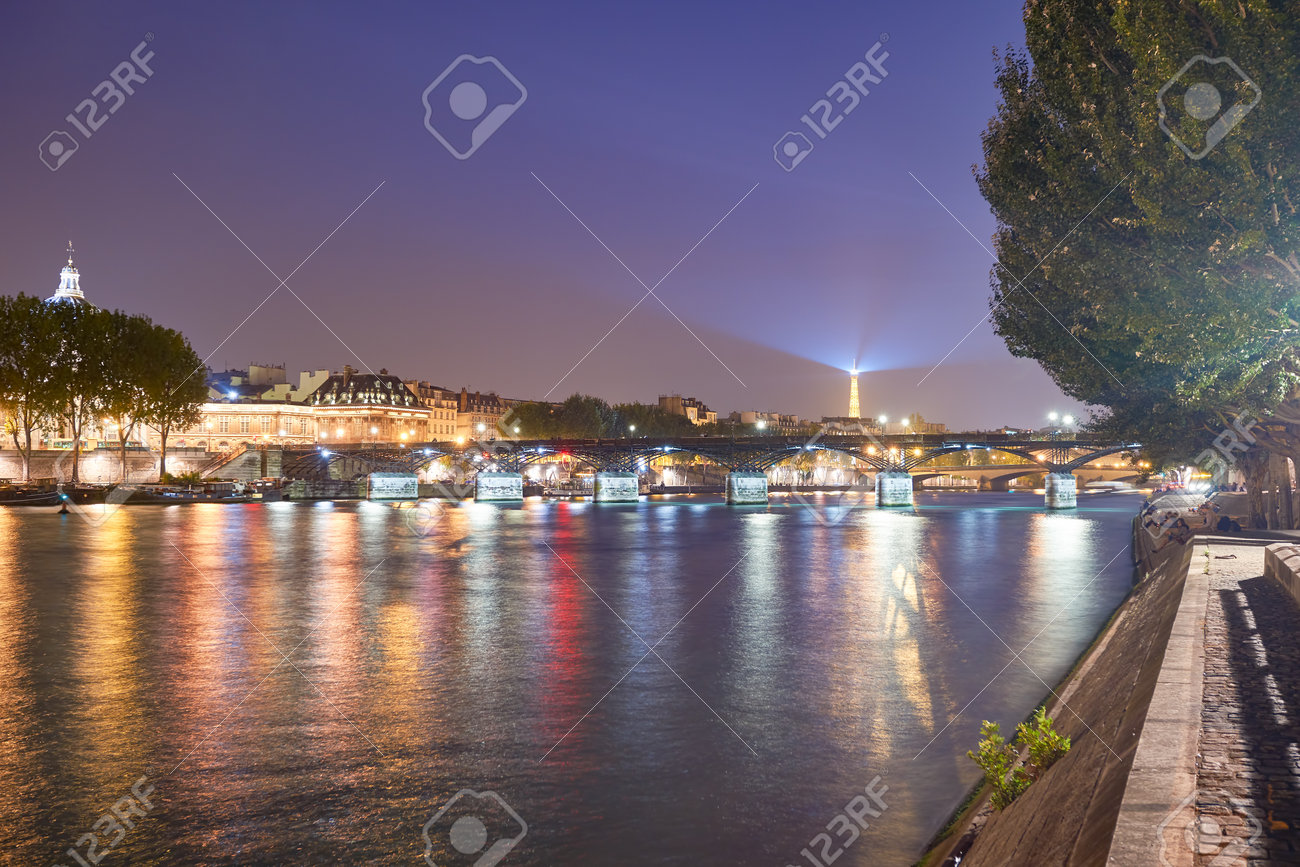 Paris France Circa September 2014 Paris At Night Time Paris