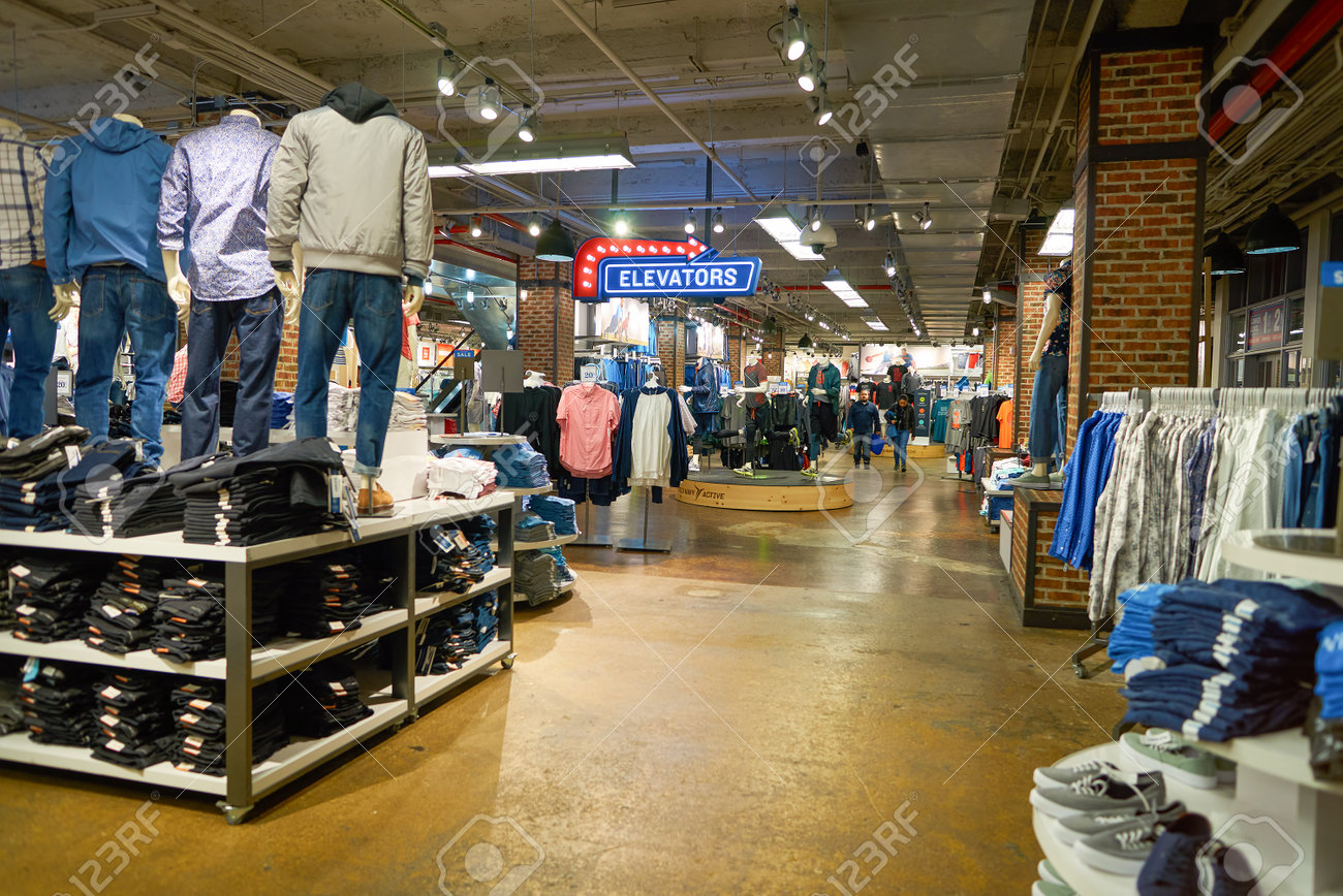 New York March 18 2016 Inside Of Old Navy Store In New York Stock Photo Picture And Royalty Free Image Image 65528841