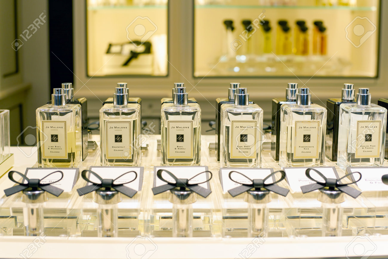 Rome Italy Circa November 2017 Bottles Of Jo Malone Fragrance Stock Photo Picture And Royalty Free Image Image 119931889