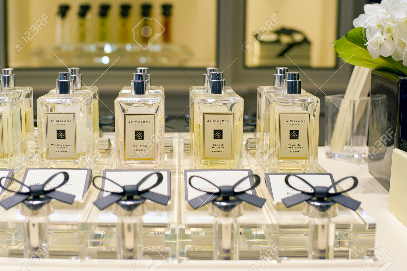Rome Italy Circa November 2017 Bottles Of Jo Malone Fragrance Stock Photo Picture And Royalty Free Image Image 119931603