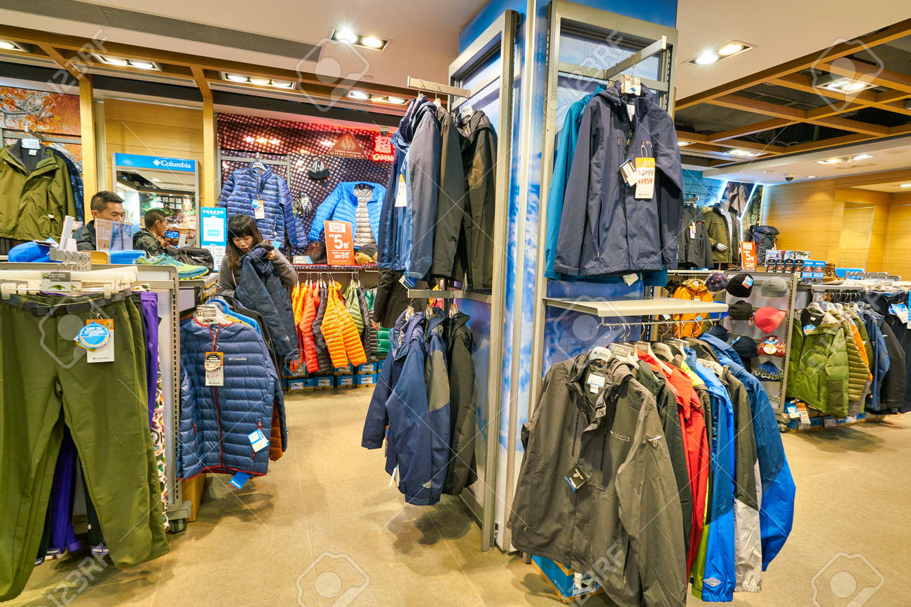 Hong Kong China January 23 2019 Interior Shot Of Columbia Sportswear Retail Store At New Town Plaza Shopping Mall In Sha Tin Stock Photo Picture And Royalty Free Image Image 143144754