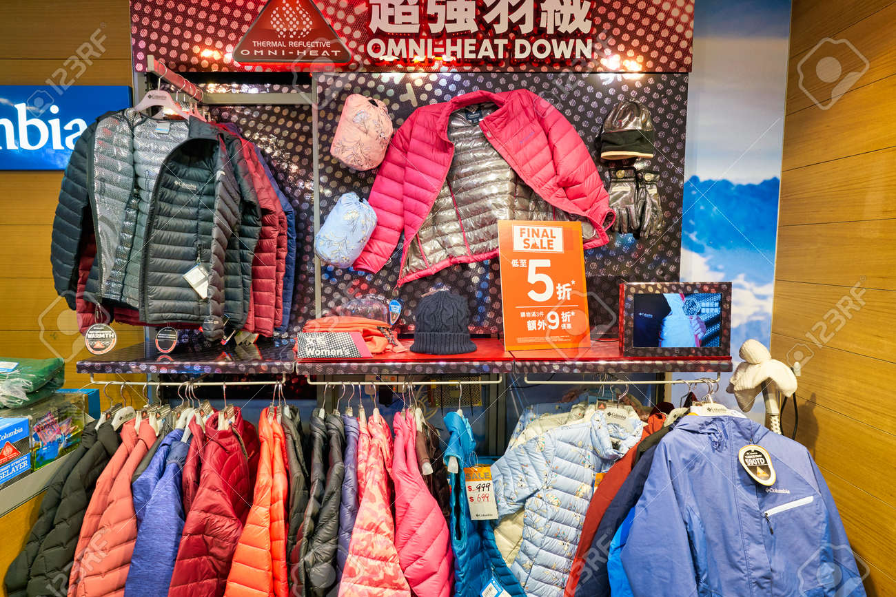 Hong Kong China January 23 2019 Interior Shot Of Columbia Sportswear Retail Store At New Town Plaza Shopping Mall In Sha Tin Stock Photo Picture And Royalty Free Image Image 143144981