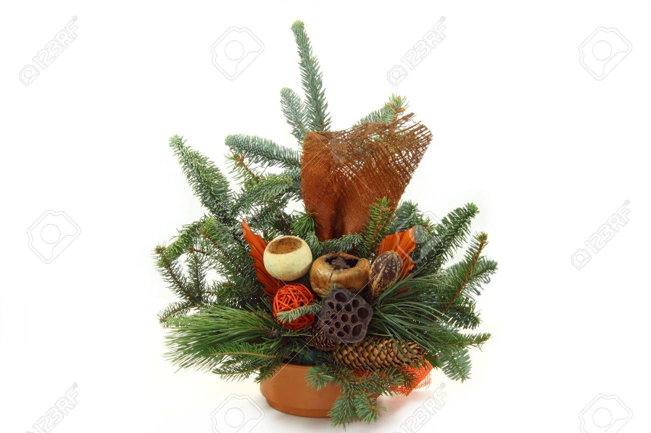 winter grave decorations