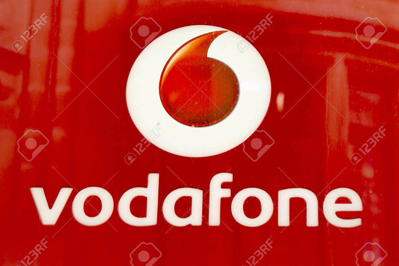 Wiesbaden, Germany - June 03 2018: Vodafone Logo On A Facade. Vodafone Is A  British Multinational Telecommunications Company And The World's  2nd-largest Mobile Telecommunications Provider. Фотография, картинки,  изображения и сток-фотография без роялти.