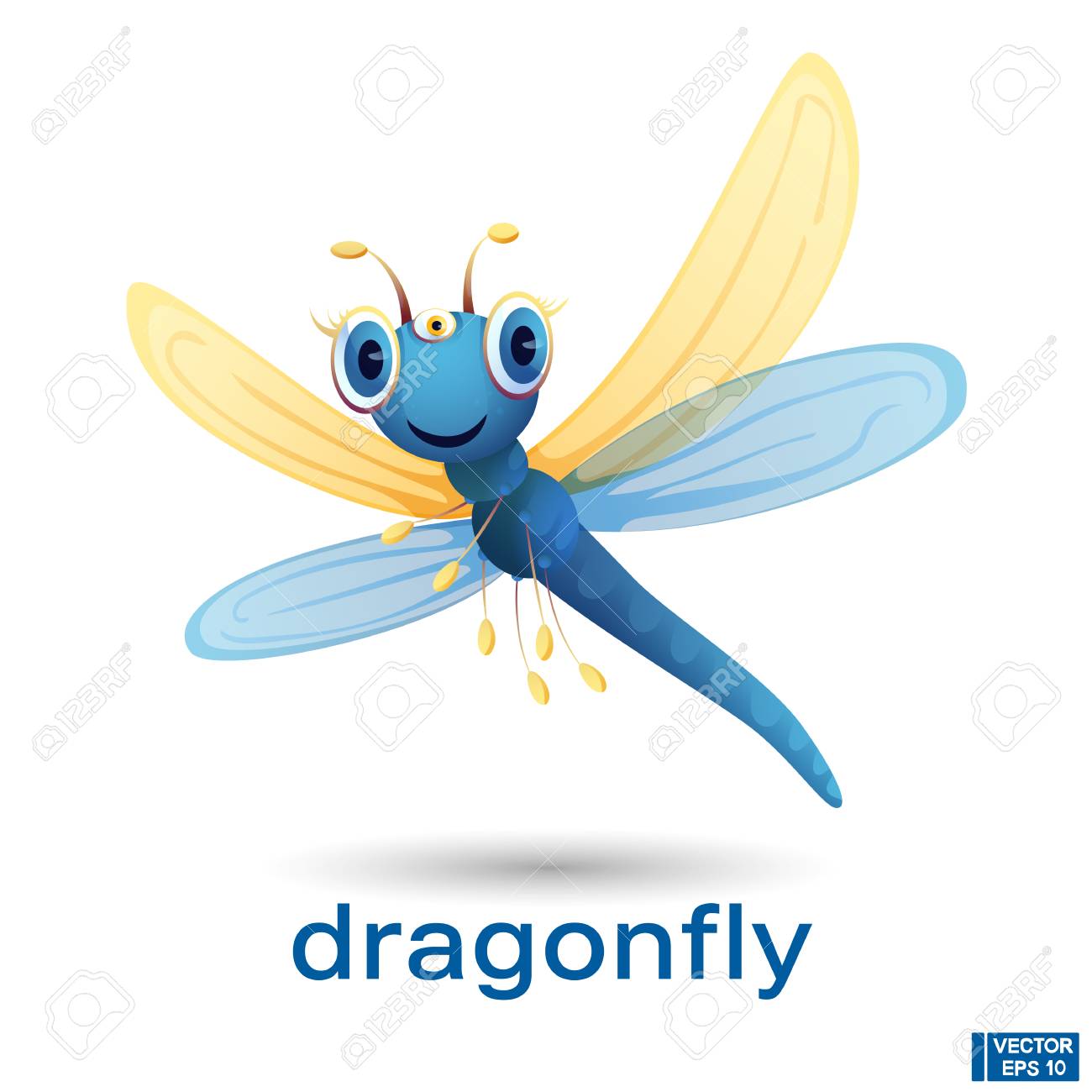 Vector Cute Cartoon Blue Dragonfly Character With Big Eyes. Royalty Free SVG, Cliparts, Vectors, And Stock Illustration. Image 112632415. Vector Cute Cartoon Blue Dragonfly Character With Big Eyes. Royalty Free SVG, Cliparts, Vectors, And Stock Illustration. Image 112632415.