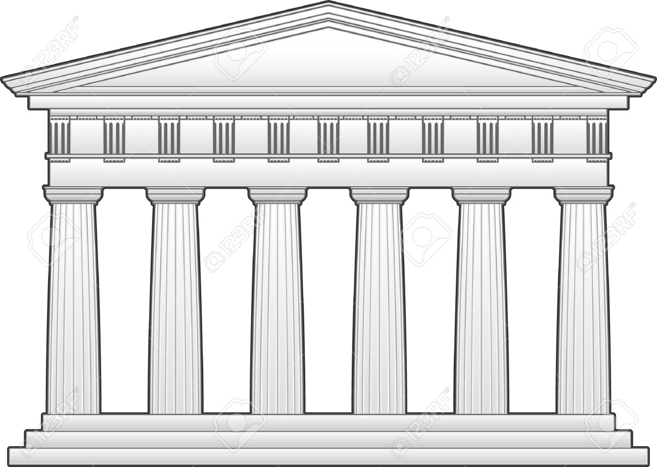 Greek Temple Doric Order Royalty Free Cliparts Vectors And Stock Illustration Image 5226391