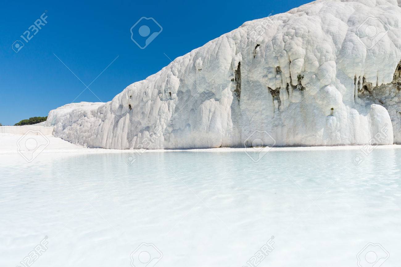 natural travertine pools and terraces at pamukkale ,turkey natural travertine pools and terraces at pamukkale ,turkey