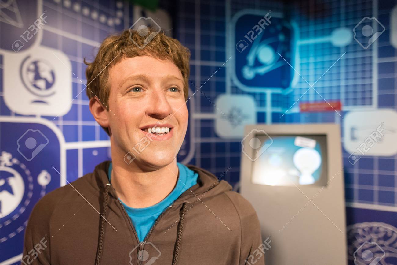 バンコク 1 月 29 日 蝋人形 Mark Zuckerberg のタイのバンコクで