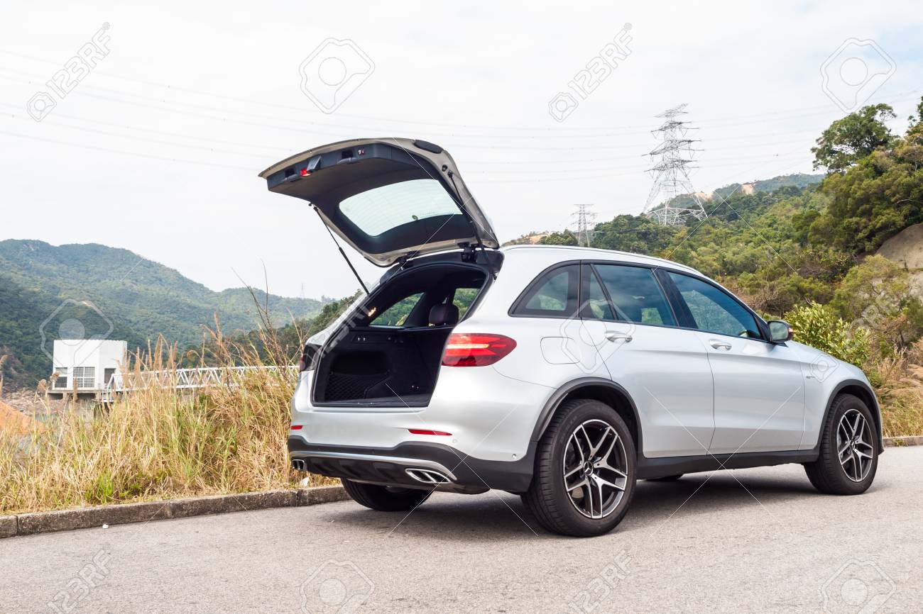 Hong Kong China Feb 27 2017 Mercedes Amg Glc 43 2017 Test