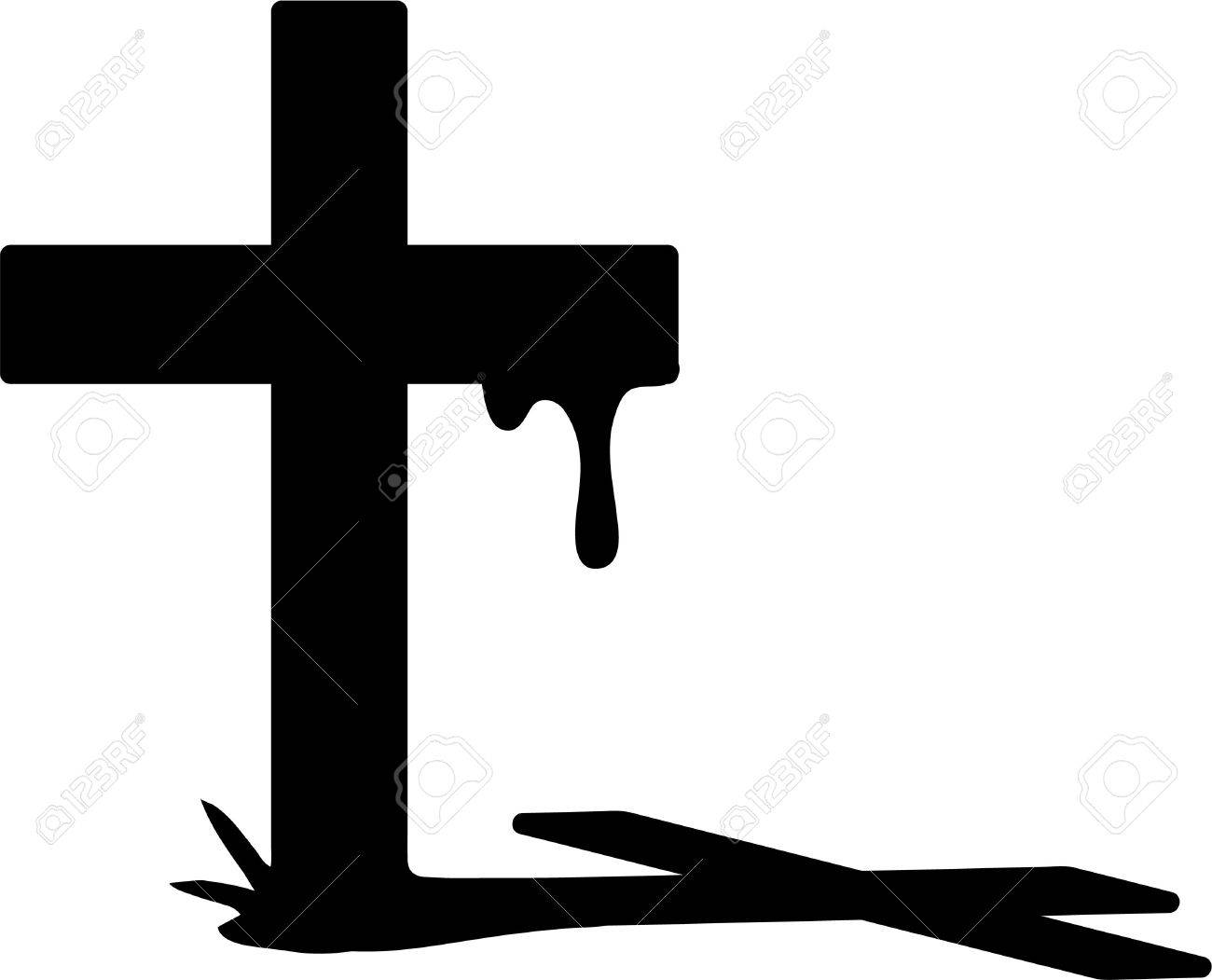 cross silhouette royalty free cliparts vectors and stock