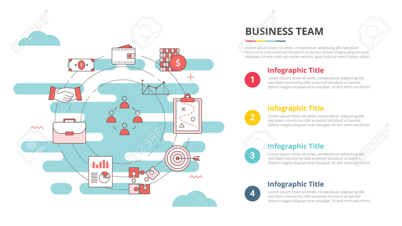 business team concept for infographic template banner with four point list information vector illustration - 165223763 business team concept for infographic template banner with four point list information vector illustration - 165223763