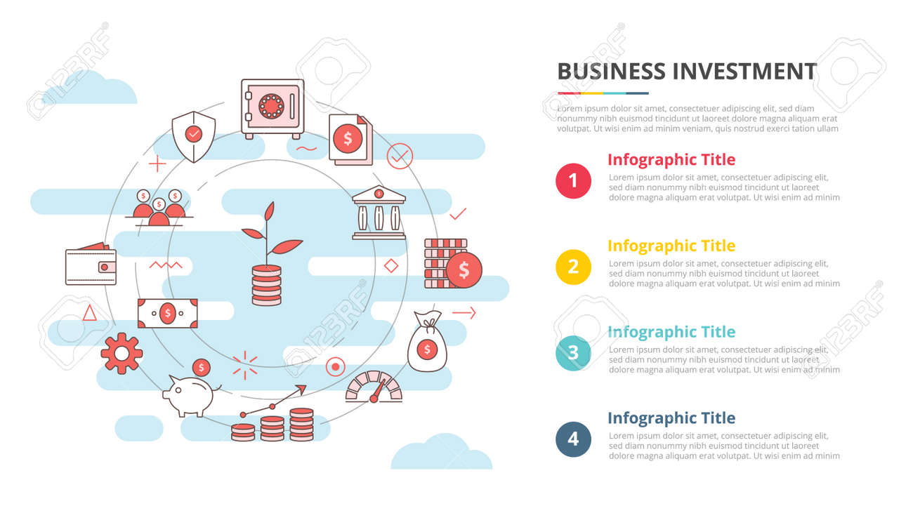 business investment concept for infographic template banner with four point list information vector illustration - 165182057 business investment concept for infographic template banner with four point list information vector illustration - 165182057