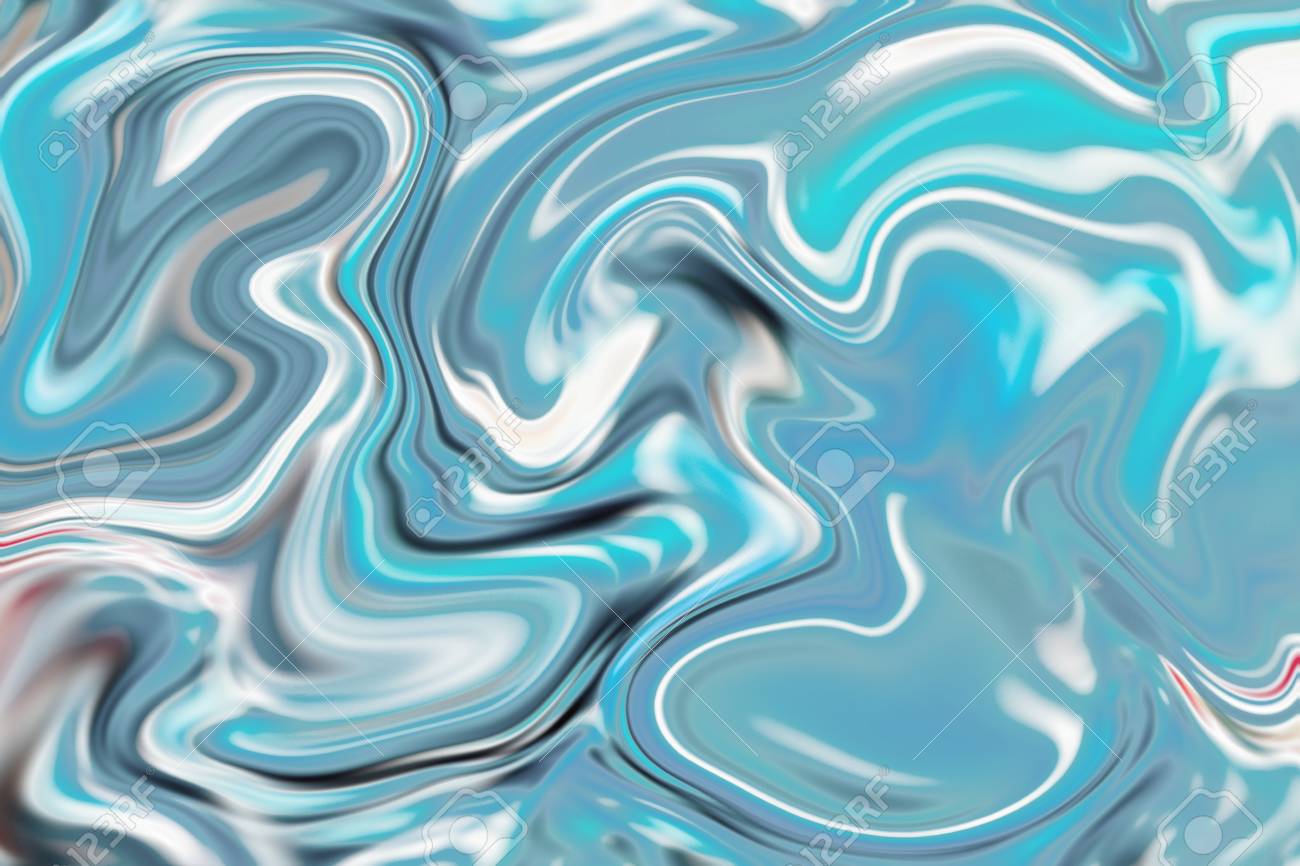 大理石の抽象的な背景のデジタル イラストです ベルベット ターコイズ青緑青緑色塗料のメッシュ デザイン貴重な石のマクロの画像 ティール色大理石の画像があります 墨流しテクスチャ紙 の写真素材 画像素材 Image