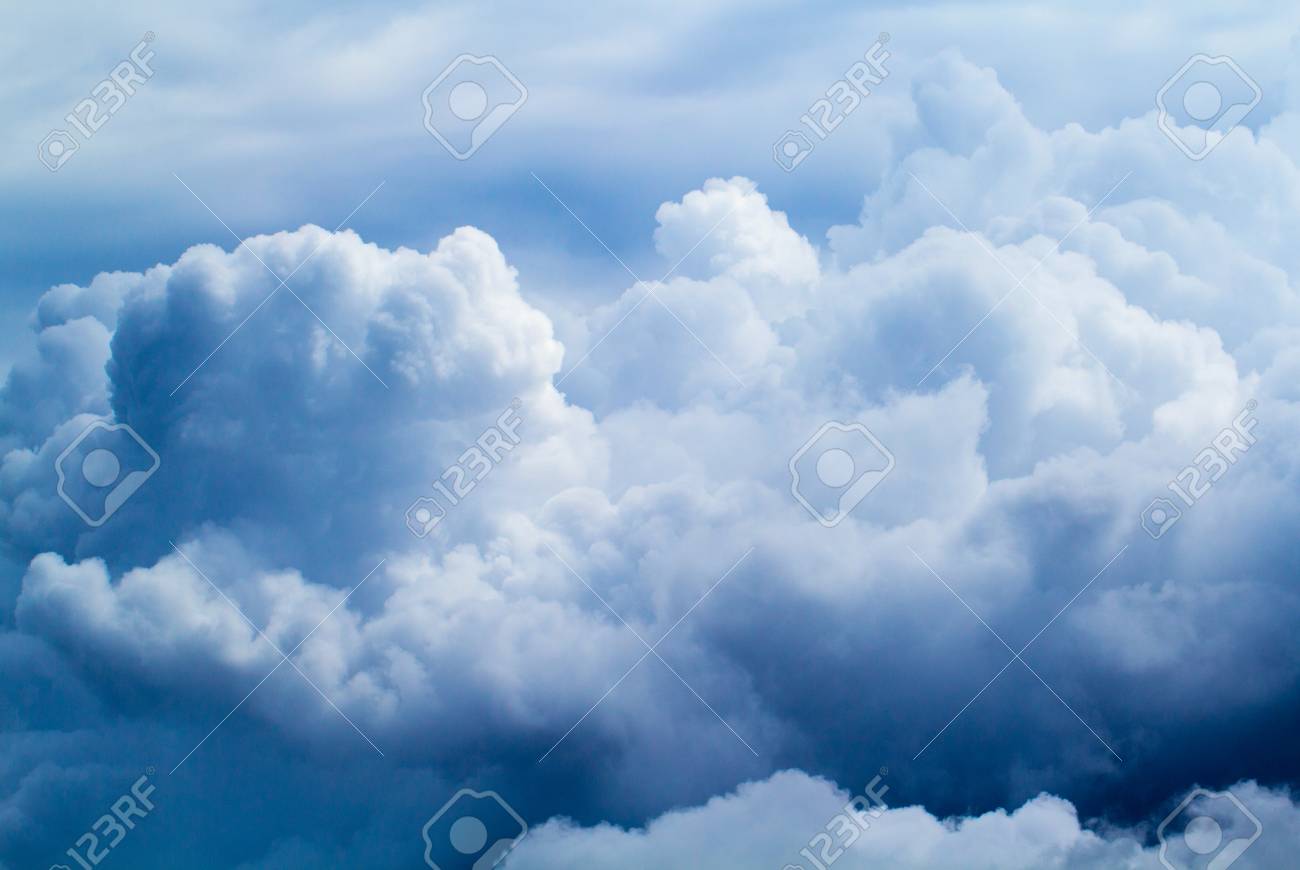 Summer Sky With Fluffy Clouds Background Photo White Cloud Closeup Stock Photo Picture And Royalty Free Image Image