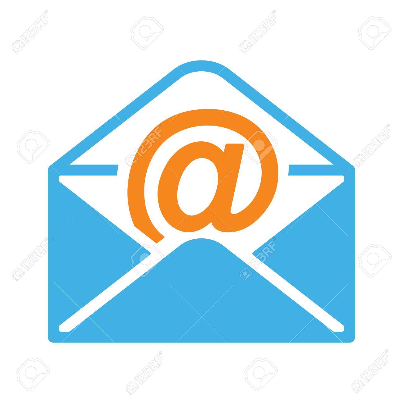 envelope icon flat transparent open email icon on white background email icon
