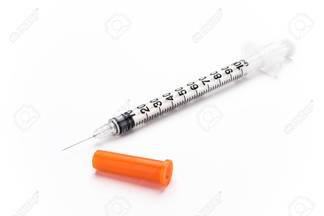 siringa da insulina y diabetes