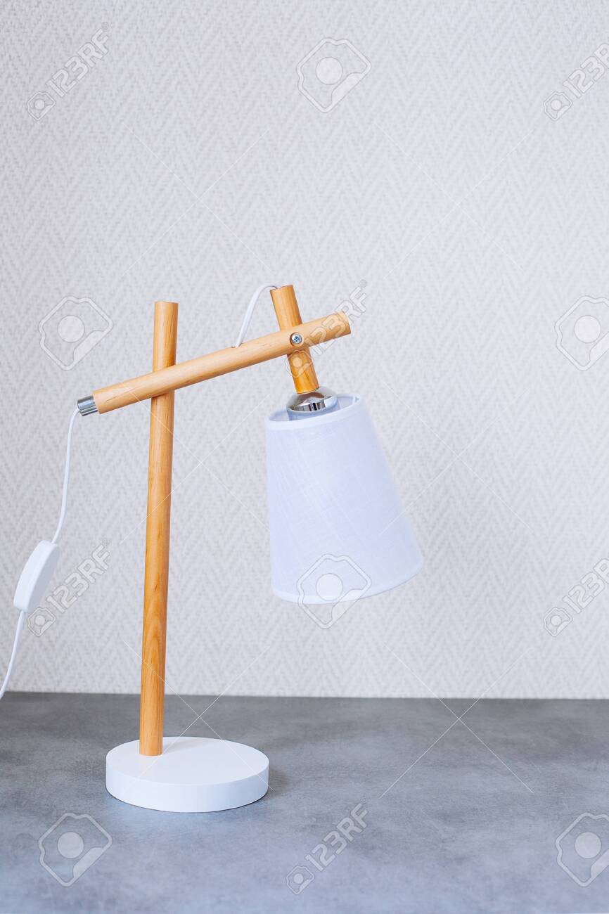 concrete desk lamp