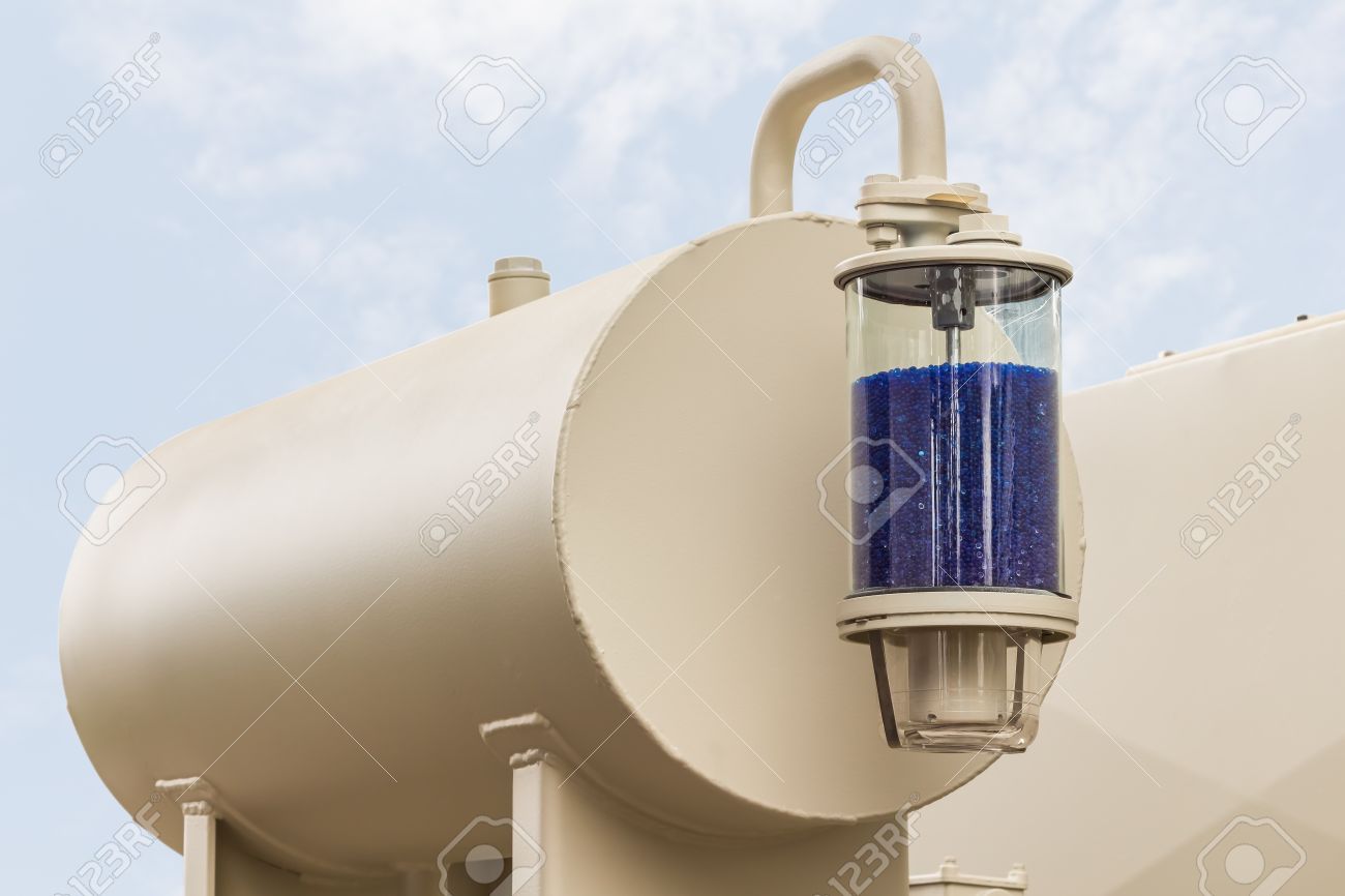Transformer in Hindi-Breather- Image result for transformer oil and conservator tank