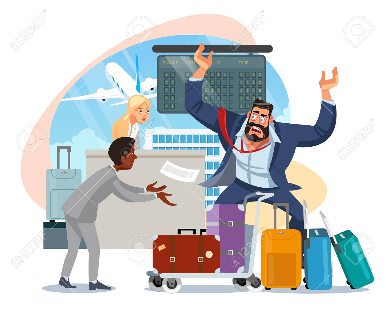 luggage missing in flight