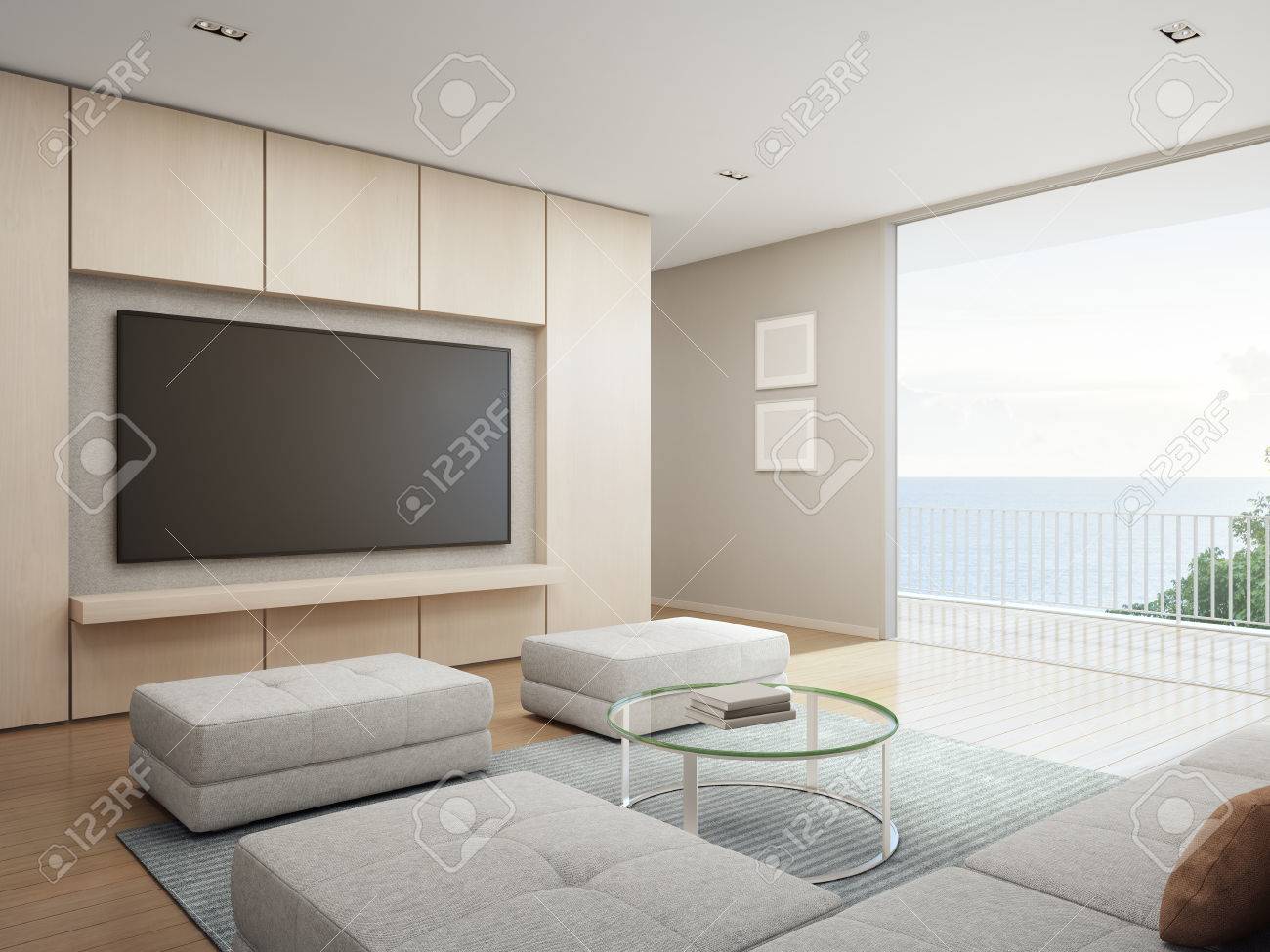 sea view living room