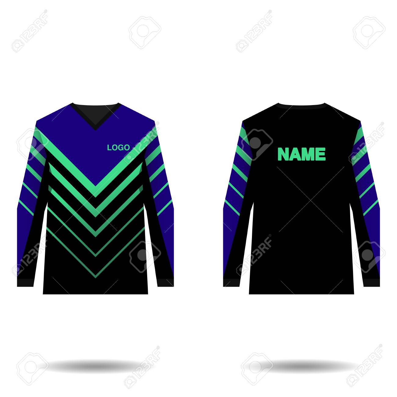 jersey design for extreme cycling mountain bike jersey vector