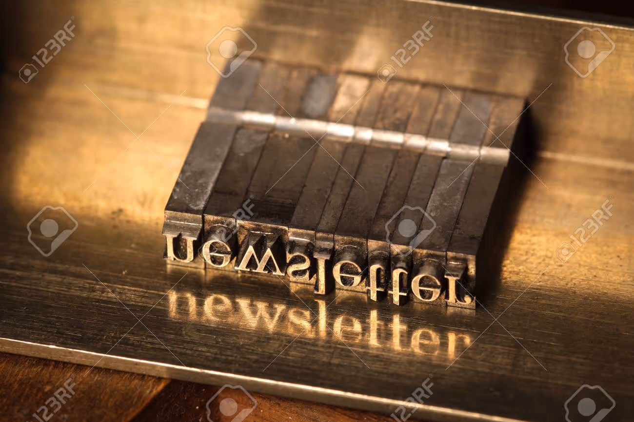 Composing stick with the letters - 32926240 Composing stick with the letters - 32926240