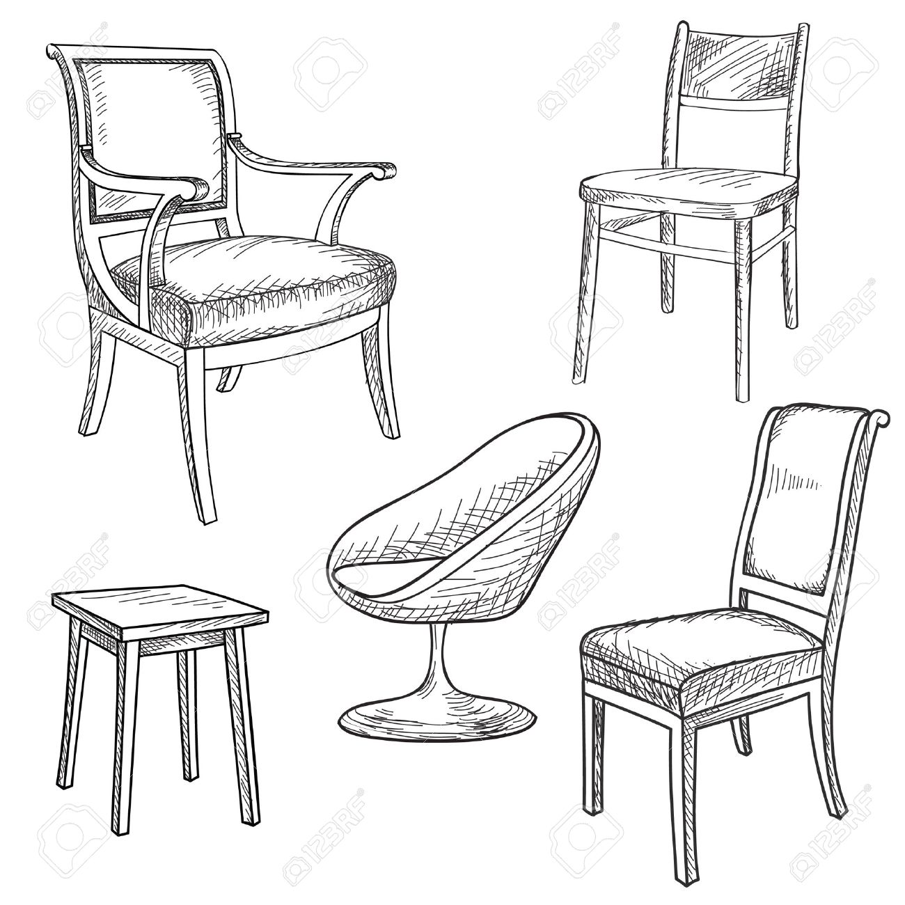 Sessel Skizze sdatec.com