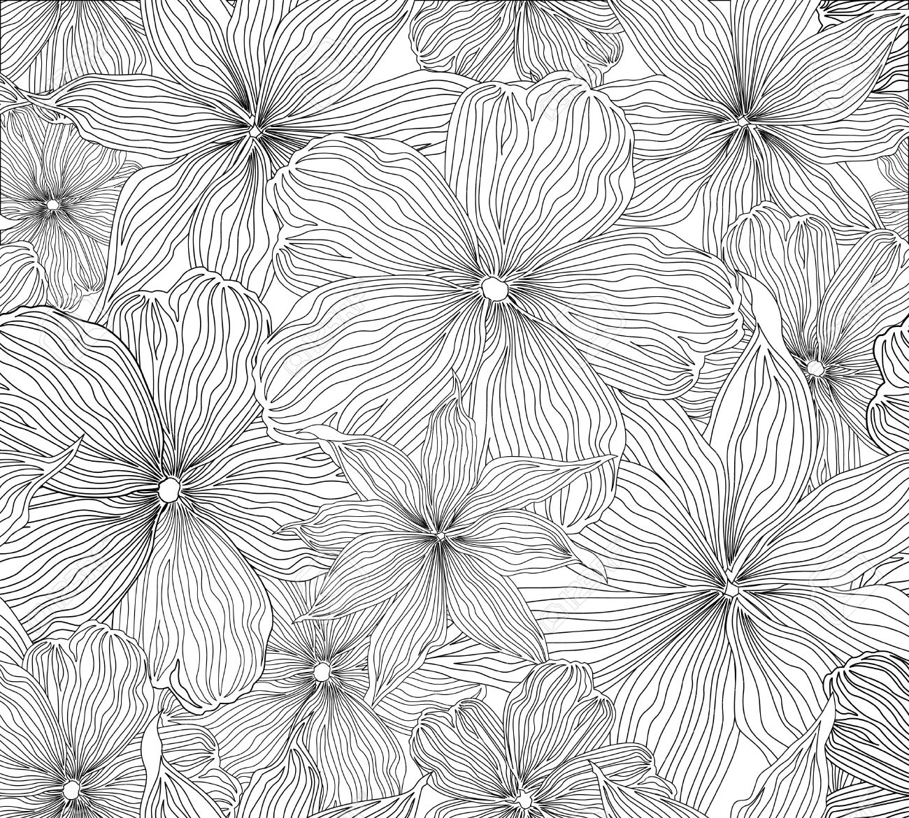 floral seamless background vector pattern with beautiful peony vector patterns