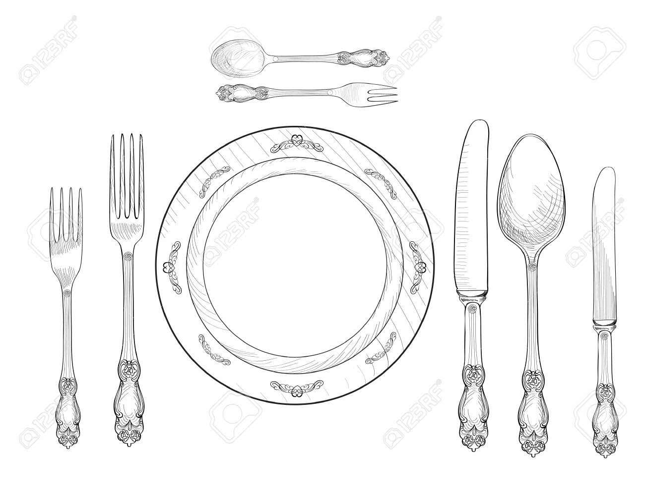 Table Setting Set Fork