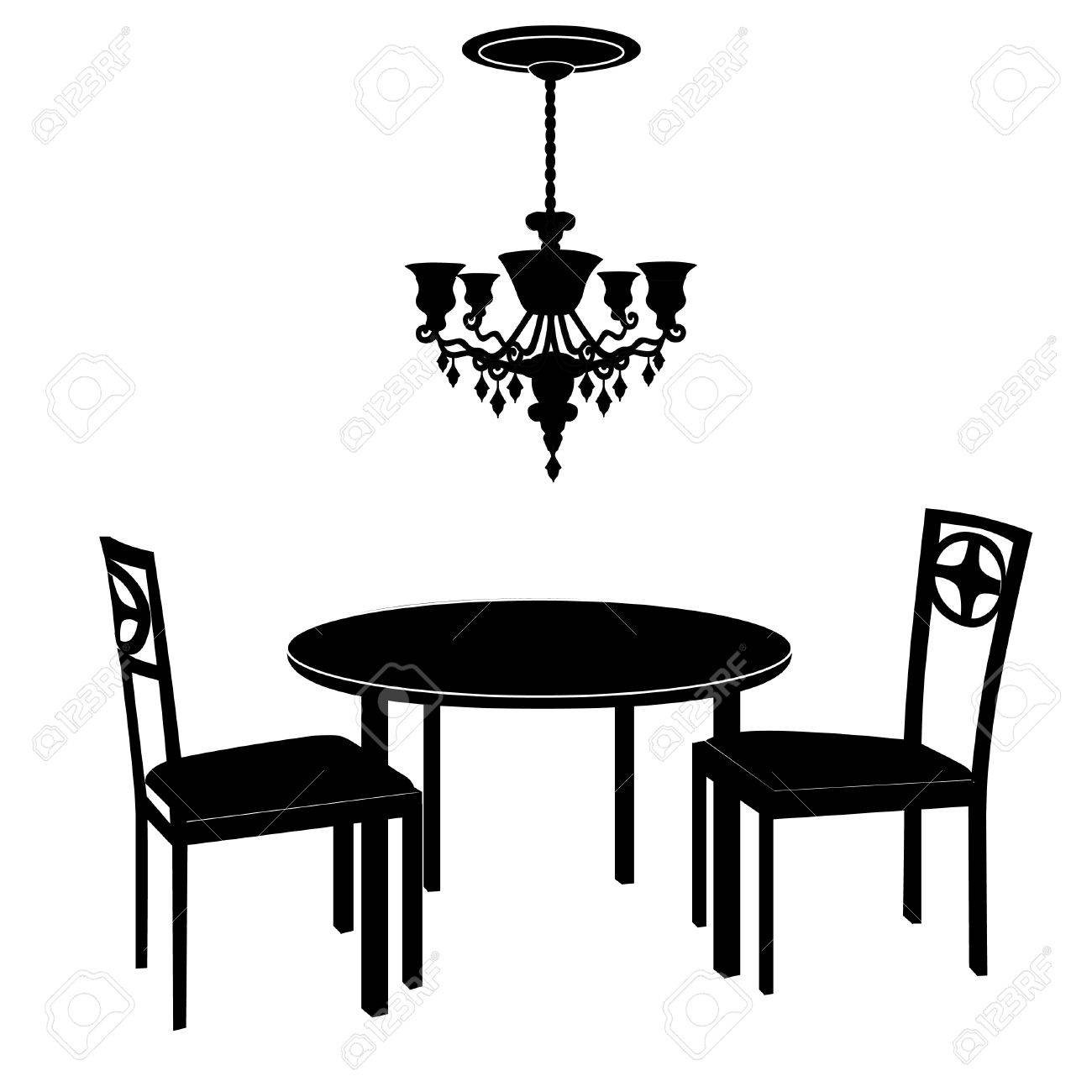 representacion grafica mesa y sillas comedor representacion grafica mesa y sillas comedor