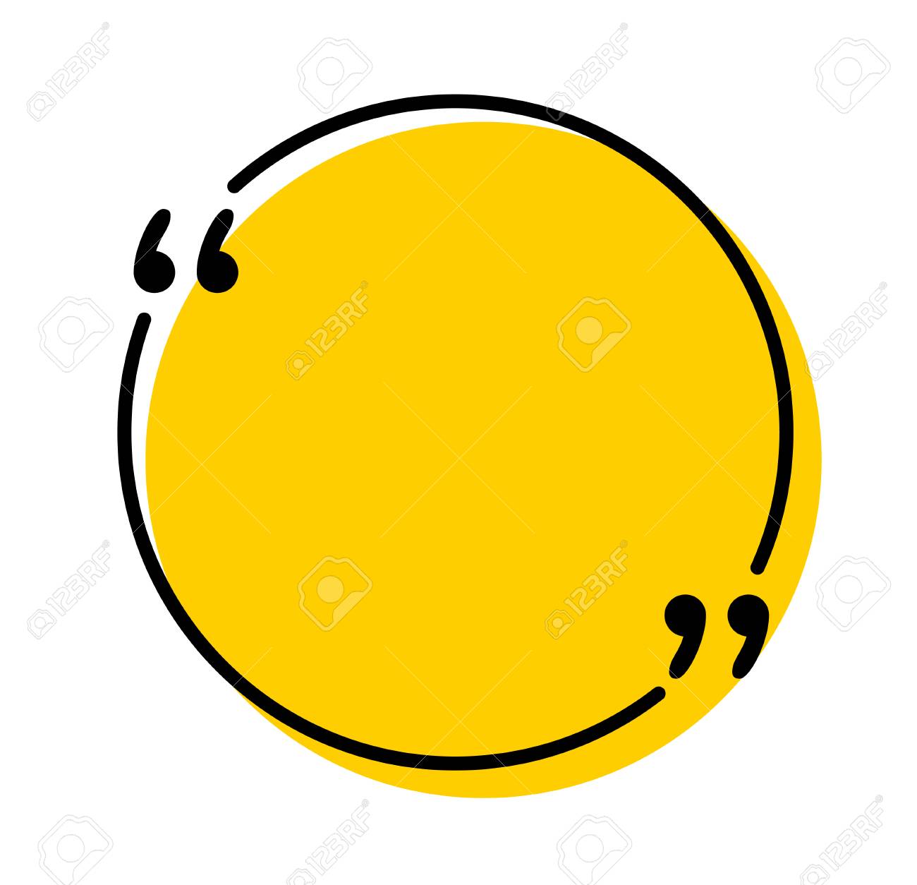 quotes icon vector quotemarks outline speech marks inverted quotes and commas