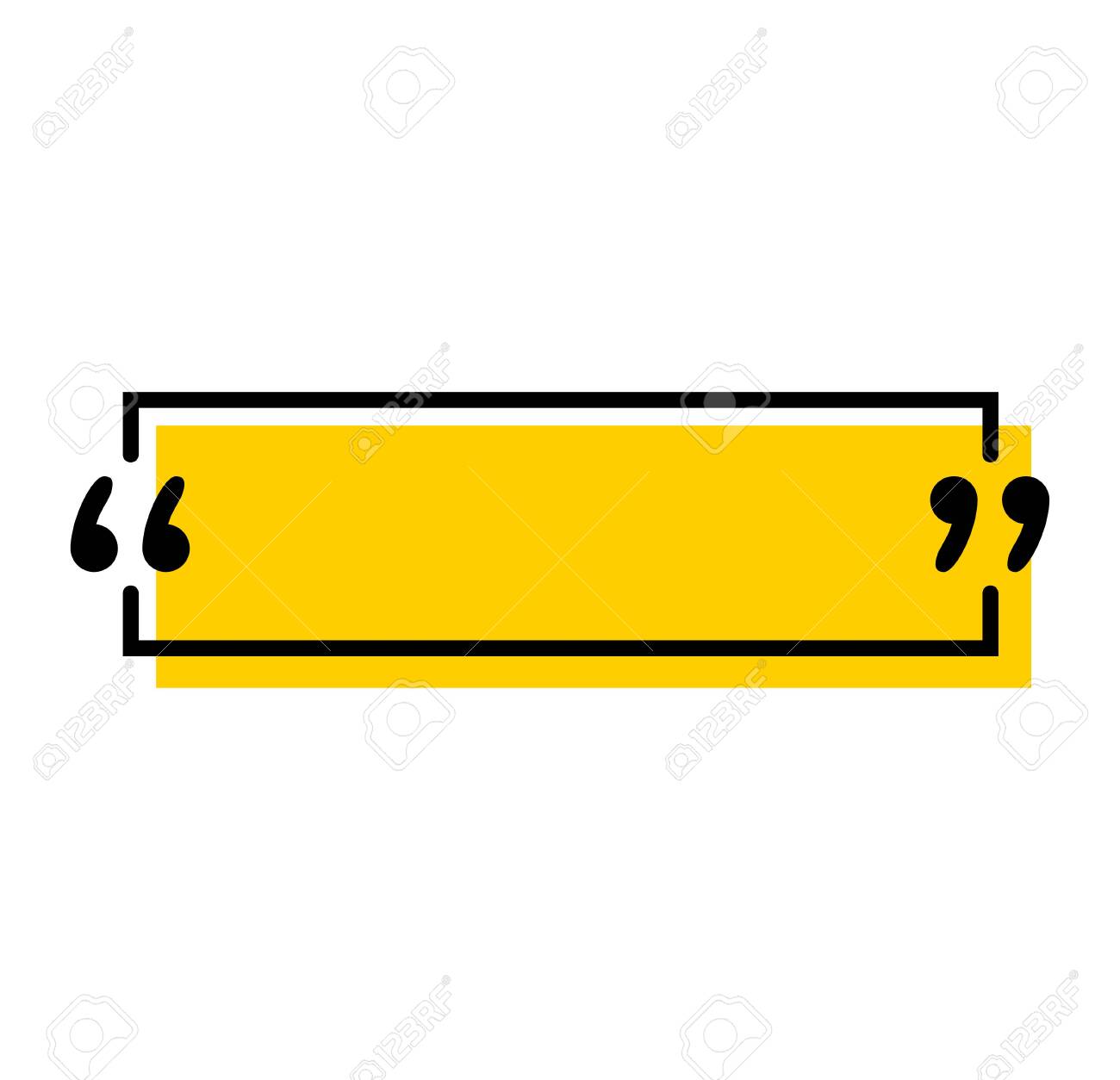 quotes icon vector quotemarks outline speech marks inverted quotes and commas