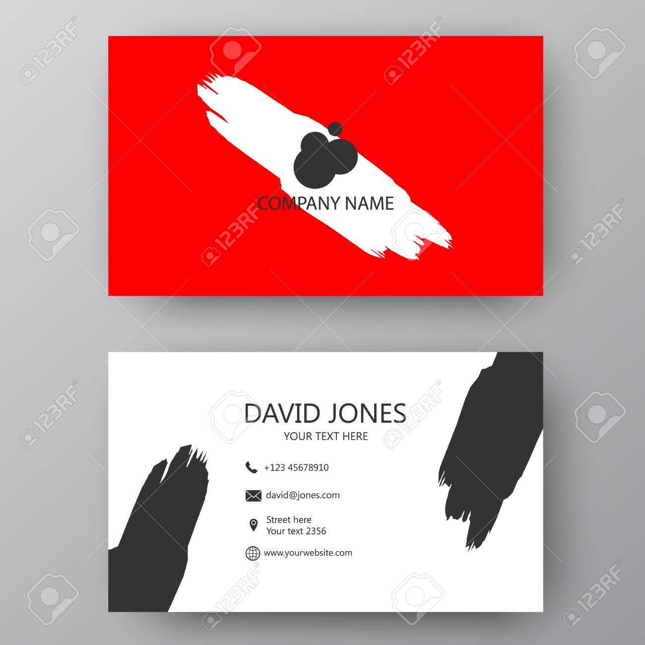 vector business card