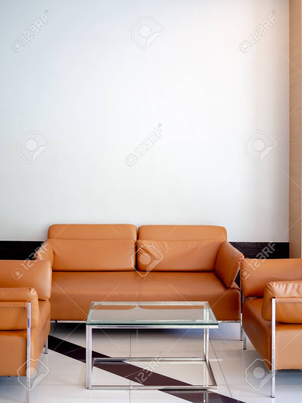 Hat Yai, Songkhla,Thailand - May 5, 2019 : Modern Orange Leather - Hat Yai, Songkhla,Thailand - May 5, 2019 : Modern Orange Leather