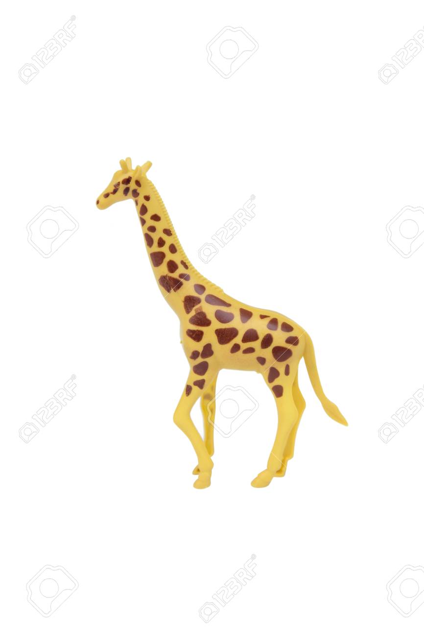 plastic giraffe figurine