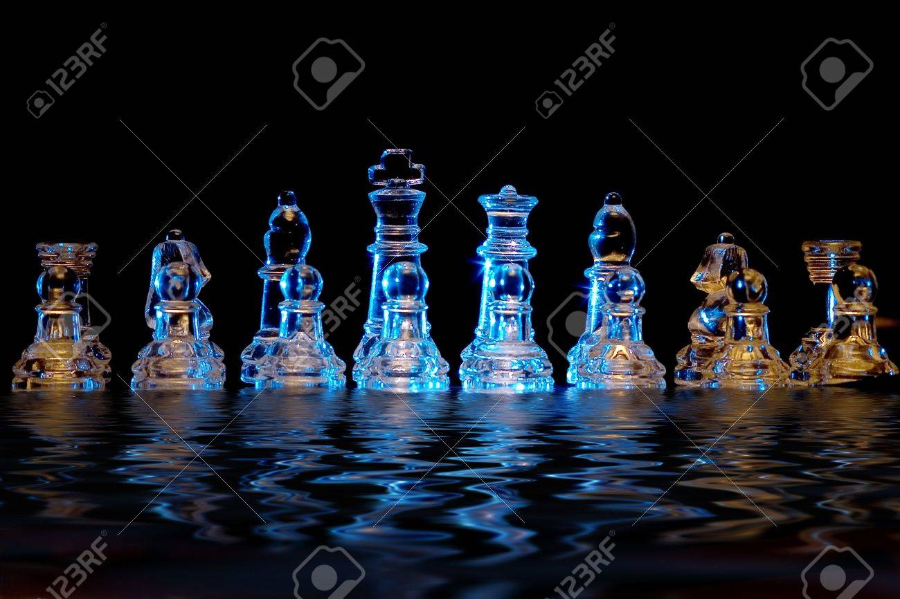 crystal chess set